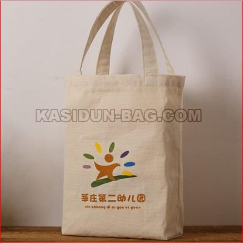 500pcs/lot) Size 30x40x10cm (12x16x4") custom cotton canvans shopping shopping bag with logo printed