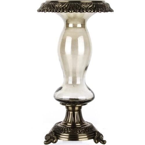 Marianna Antique Smoke Candelabra 30 cm