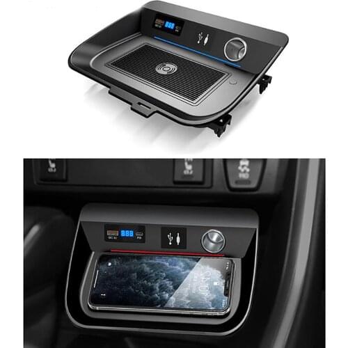 15W Car Wireless Charger Fast Charging for 2020 Toyota RAV4 XA50 Accessories