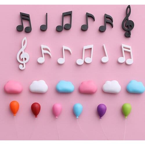 Creative Cloud Musical Balloon Magnet Magnetic Decoration Fridge Magnet Refrigerator Magnets Refrigerator Stickers Home Decor