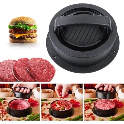 Hamburger Maker Hamburger Press Round Shape Non-Stick Chef Cutlets Hamburger Meat Beef Grill Burger Press Patty Maker Mold