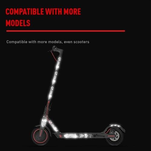 Adhesive Guard Cover Reflective Bike Fork Film Luminous Removable Sticker For Self-Balance Car SkateBoard General purpose for