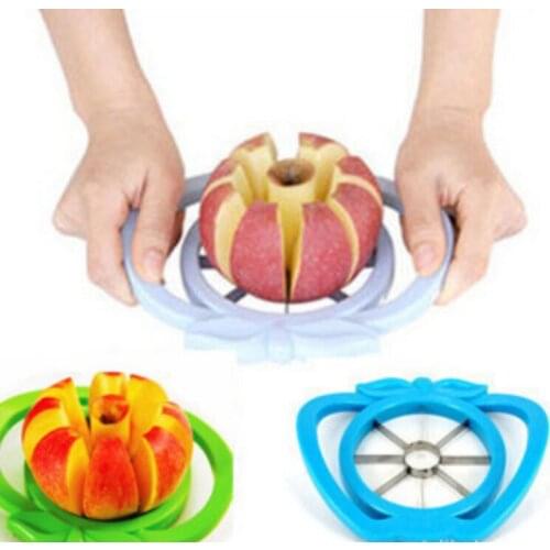 Kitchen Apple Slicer Cutter Pear Fruit Divider Tool Comfort Handle for Kitchen Apple Peeler Fast Shipping