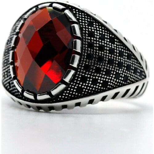 New 925 sterling silver ring mens zircon ring transparent CZ ring ladies high jewelry