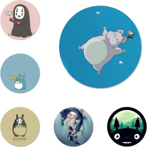 New Arrival Studio Ghibli Spirited Totoro Badge Brooch Pin Accessories For Clothes Backpack Decoration gift