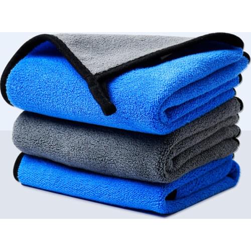 10PCS Car Super Microfiber Towel 600GSM 30X60CM Car Wash Cloth Auto Cleaning Paint Care Towel Cloths Car Washing Tools
