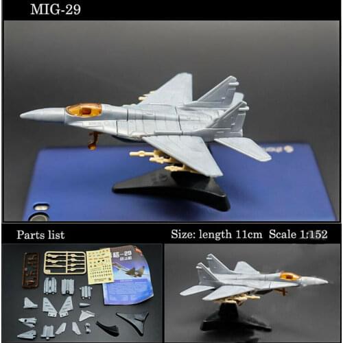 Mikoyan MiG-29 Fulcrum 4D Assembly Fighter Model Collection Puzzle Figure Toy
