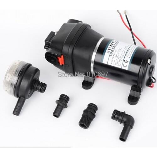 SURFLO KDP-35A DC 12V four chamber Santoprene water pump 12.5L/min 35psi diaphragm pump for marine, RV, agriculture, car washer