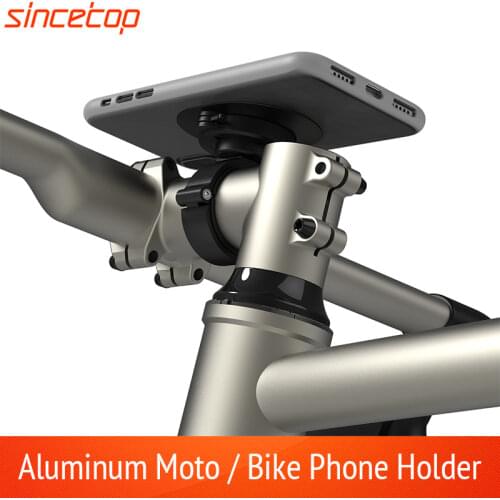 Universal Mountain Bike Phone Holder Bicycle Mobile Phone Stand Quick Release Road Motocycle Handlebar Stem Riding MTB Bracket