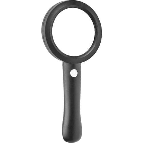 6X Portable Handheld Rechargeable Electronic Super Large Magnifying Glass Loupe LED Lights USB Reading Magnifier Maintenance Aid