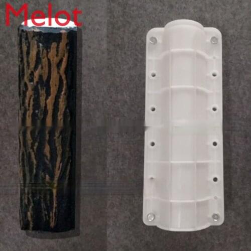 Villa Courtyard Garden Flower Pool Enclosure Brick Imitation Wood Grain Plastic Mold Imitation Tree Grain Cement Lawn Fence