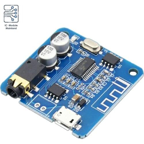 XH-A252 Bluetooth 5.0 MP3 Lossless Decoder Amplifier Module DIY 3.5mm Output Amplifier Board for Car Speaker