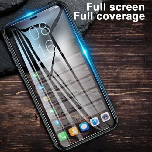 Full Cover Screen Protector Glass For iPhone 12 Pro SE 7 8 Plus X XS XR Max Protectvie Glass For iPhone 11 12 Mini Screen Glass