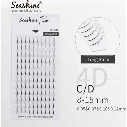 1Tray/Set 12 Rows 4D Premade Fans Eyelashes Extension Russian Volume Fans Mink lash Extensions Pre made Volume Fans FreeShipping