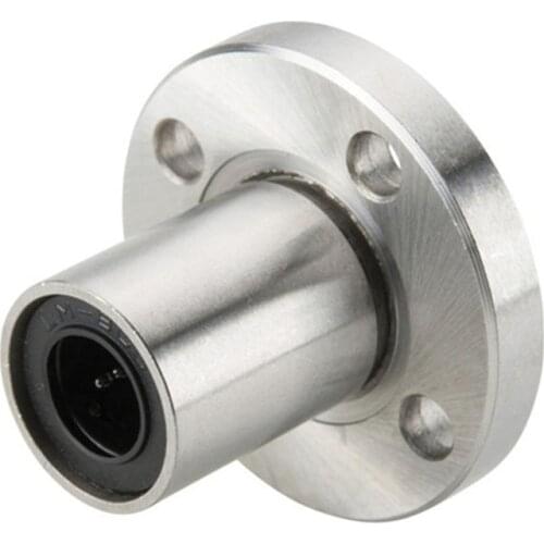1PCS 20mm/25mm/30mm/35mm/40mm LMF20UU/LMF25UU/LMF30UU/LMF35UU/LMF40UU Round Flange Coupling Linear Motion Bearing For Rod shaft