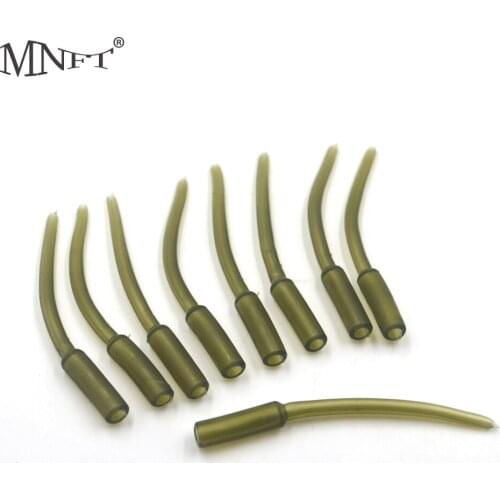MNFT 20Pcs Soft Inline Mould Inserts For Carp Fishing Lead Weight Leads Tubes Green