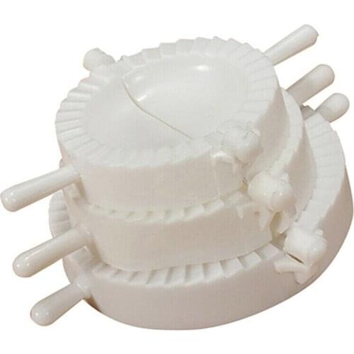 3PCS Dumpling Mould Set Dough Press Jiaozi Pierogi Mold Plastic Dumpling Mould Clips Kitchen Baking Pastry Tools Accessories