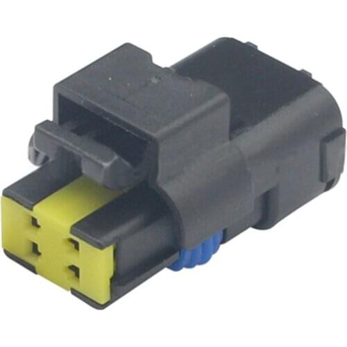 5/10sets Delphi 4pin Auto Gas Accessories Socket BYD Flute Pressure Sensor Plug connector 15369055 "