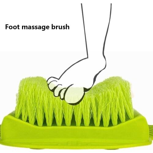 Adut Foot Scrubber Suction Cup Rubber Massage Brush Cleaner Exfoliating Feet Spa Bath Shower Remove Dead Skin Cleaning Brushes