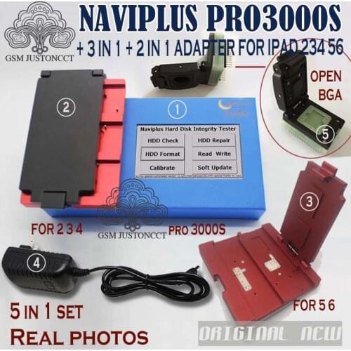 DHLTO Naviplus Pro3000s NAND Repair Tool Pro 3000S NAND Flash Read Write Programmer Adapter For iPad 2 3 4 5 6 for iphone6 6p