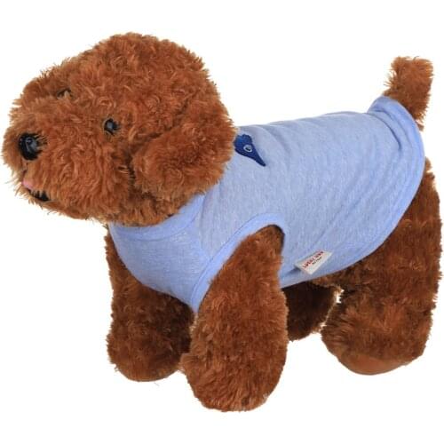 Pet Dog Cotton Vest Fashion Breathable Easy To Dry Soft Dolphin Pattern Cat Dog Daily Blouse Summer Comfy Casual Cotton Vest