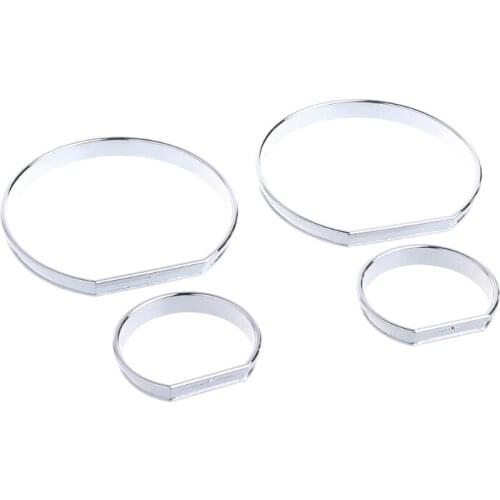 Chrome Gauge Dash Dial Rings Bezel Trim Speedometer AC M-Tech For BMW E46 M M3