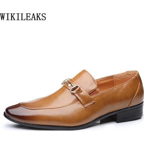Italian Slip on Mens Loafers Shoes Luxury Designer Mens Dress Shoes Formal Office Shoes Men Zapatos De Vestir Hombre Chaussure