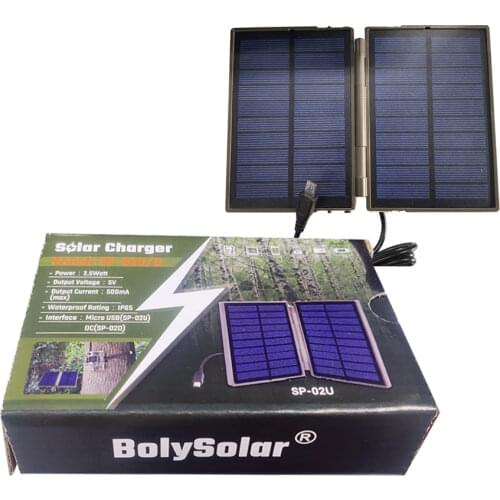 Micro USB port for BG310-M BG310 Boly hunting camera trail cameras caza accessories solar panel portable charger