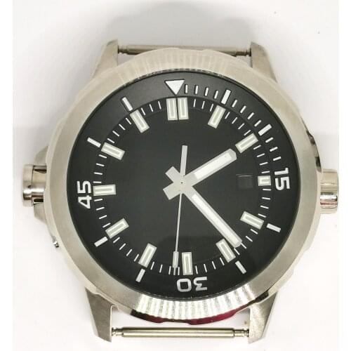 44MM 316 Stainless Steel Mans Watch Case Dial And Hands Set For Automatic Movement miyota8215 8205 8200 Mingzhu 2813