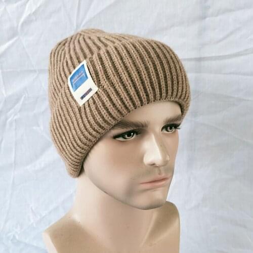 New Casual Beanies For Men Women Knitted Winter Hat Woolen Warm Ski Hats SkullCap Fashion Solid Hip-hop Beanie Hat Unisex Caps