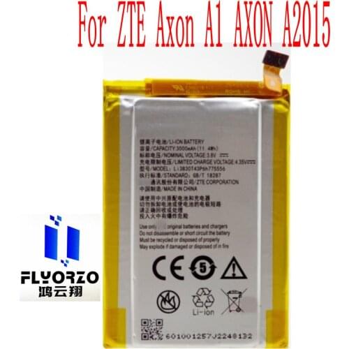 New High Quality 3000mAh Li3830T43P6h775556 Battery For ZTE Axon A1 AXON A2015 Mobile Phone