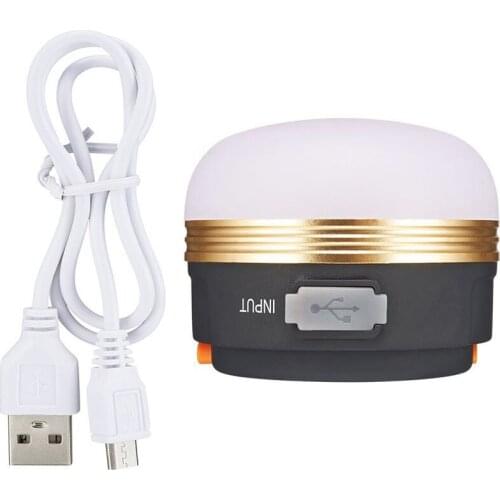 Outdoor Led Camping Light Lantern USB Recharge Emergency Safty Flashlight Power Bank With Magnetic Waterproof Tent Light Hiking