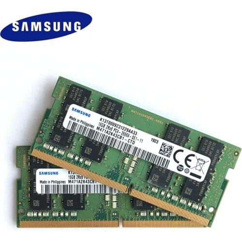 Samsung Laptop DDR4 16GB 2RX8 PC4 2666V DIMM notebook Memory 16G DDR4 2666MHZ Laptop memory notebook RAM