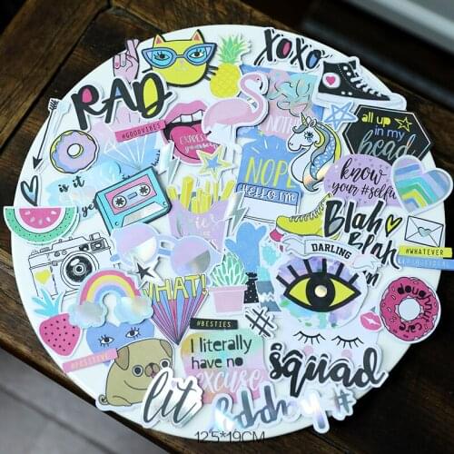 QU PAI PARTY Scrapbooking Stickers