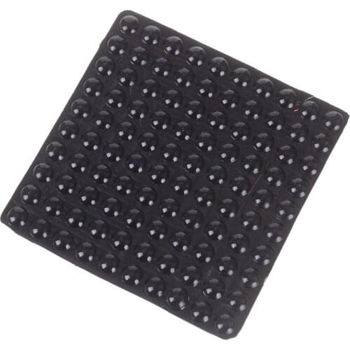 100PCS/Sheet Self Adhesive Door Buffer Pad Rubber Silicone Feet Cabinet Drawers Semicircle Bumpers Furniture Door Accessories