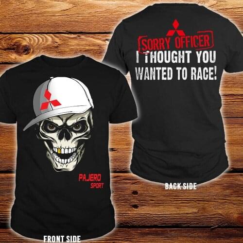 Mitsubi Pajero Sport Pajero ManS Shirt 2019 Summer Fashion Tops & Tees Print Casual Cotton Male Online T Shirt Design