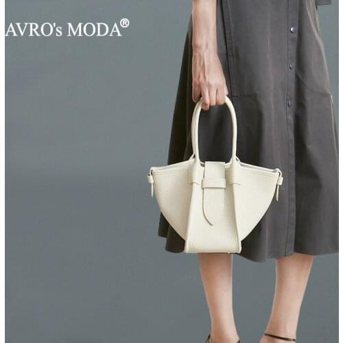 AVROs MODA Brand High Quality Fashion Handbag Women Genuine Leather Shoulder Bags Ladies Luxury Design Crossbody Retro Tote Bag