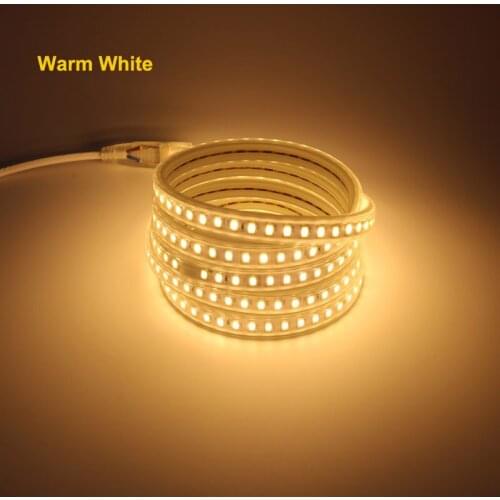 220 V LED Strip SMD 5730 120 LEDS/M Flexible Strips Lamp Warm white Day white Cold white for Home Washroom Bedroom