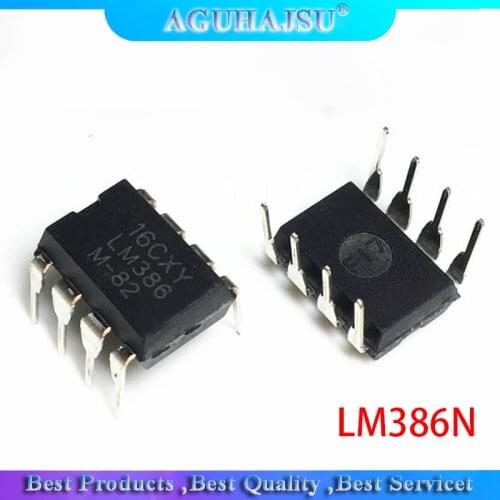10pcs LM386 LM386N LM386M LM386L o Amplifiers LOW VLTG AUDIO PWR AMP DIP-8 new original