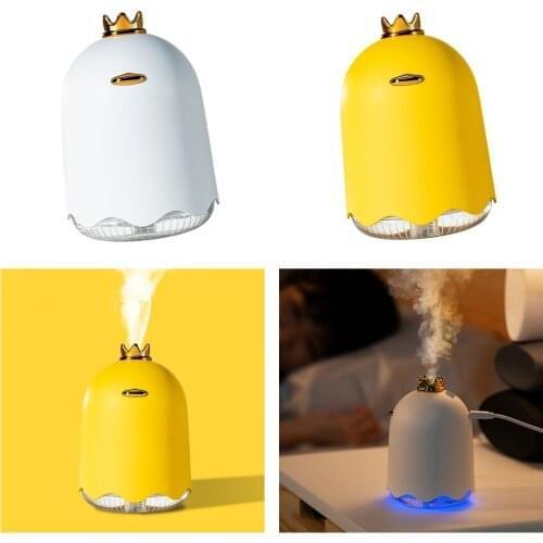 Mist Humidifier, 250ml Air Humidfier with LED Lights 4 Hour Auto Shut-Off, for Bedroom, Home, Office