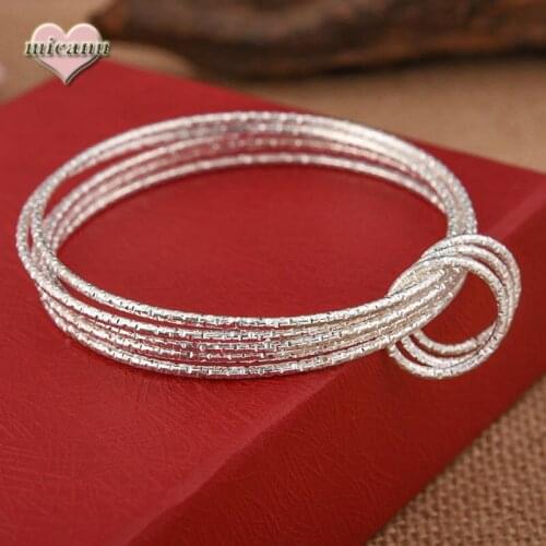 Womens Accessories Fashion Hot-Selling Designer Simple Fine Closed Bracelet With Multiple Rings Bangle Ofertas Relampago2020