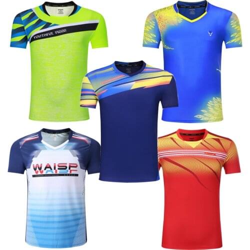 2020 women volleyball shirts,t-shirt table tennis for men, table tennis shirts man,women tennis shirt,free print badminton shirt