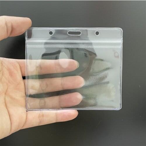 4 X 3 Inches Fashion Transparent Waterproof PVC Women Card Case Card Holder Paper Card Bag Id Card Mini Protection