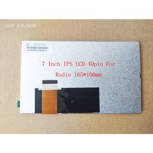 7 Inch IPS LCD 40pin 165*100mm KL-HI070275510 For Radio