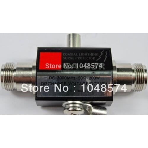 Free Shipping D-3GHz N Female to N Female CA-23R Fixed Coaxial Lightning Surge Arrester Protector