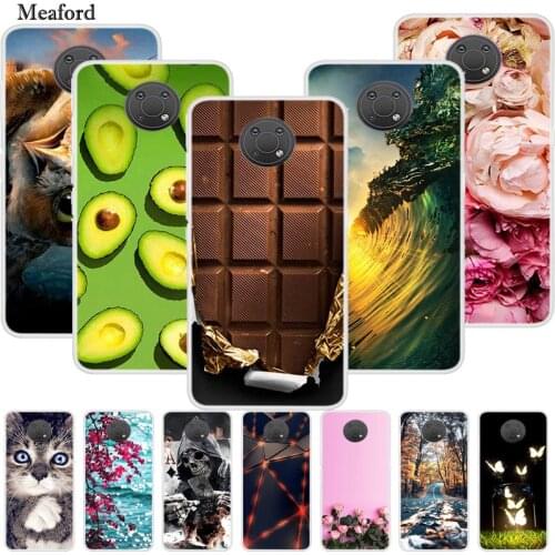 For Nokia G10 G20 Case Luxury Silicone TPU Soft Cover Phone Case for Nokia G20 TA-1336 Shockproof Cute TPU Bumper Fundas Coque