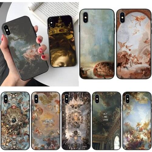 XSPING palace of versailles The Creation of Adam Art Phone Case For iPhone 12 Mini 11 Pro XS Max X XR 7 8 Plus