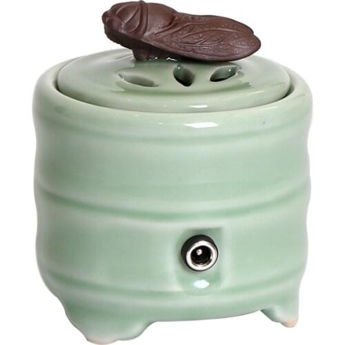 Fragrance Solid Wood Burner Electric Wax Burner Candle Burner Fragrance Solid Powder Burner Essential Oils Burner Air Fresh