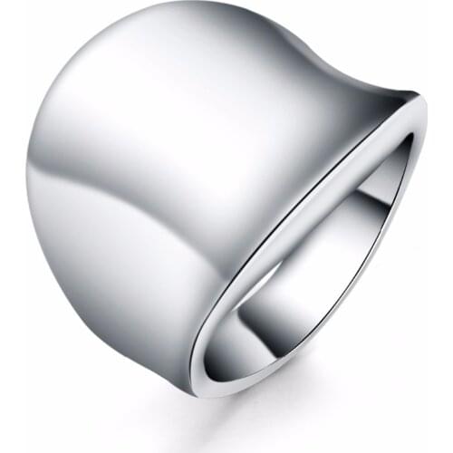 SIZE 7-10 Fashion nice women men elegant thumb ring round silver rings silver color classic Wedding jewelry R052