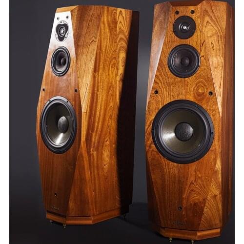L-003 Denmark Scan-Speaker ET-9086 Three-way Floor standing Speaker HIFI speaker Pear veneer 90dB 8 ohms 150-300W
